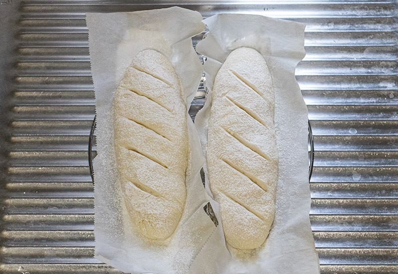 無水鍋で作るホシノ天然酵母のミニフランスパン