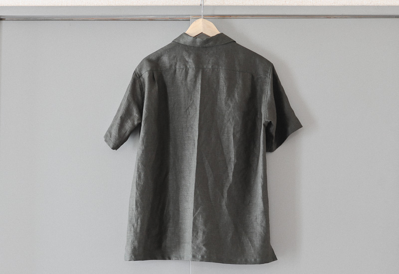 「パタンナー金子俊雄のカジュアルなメンズ服」オープンカラーシャツ半袖を作りました